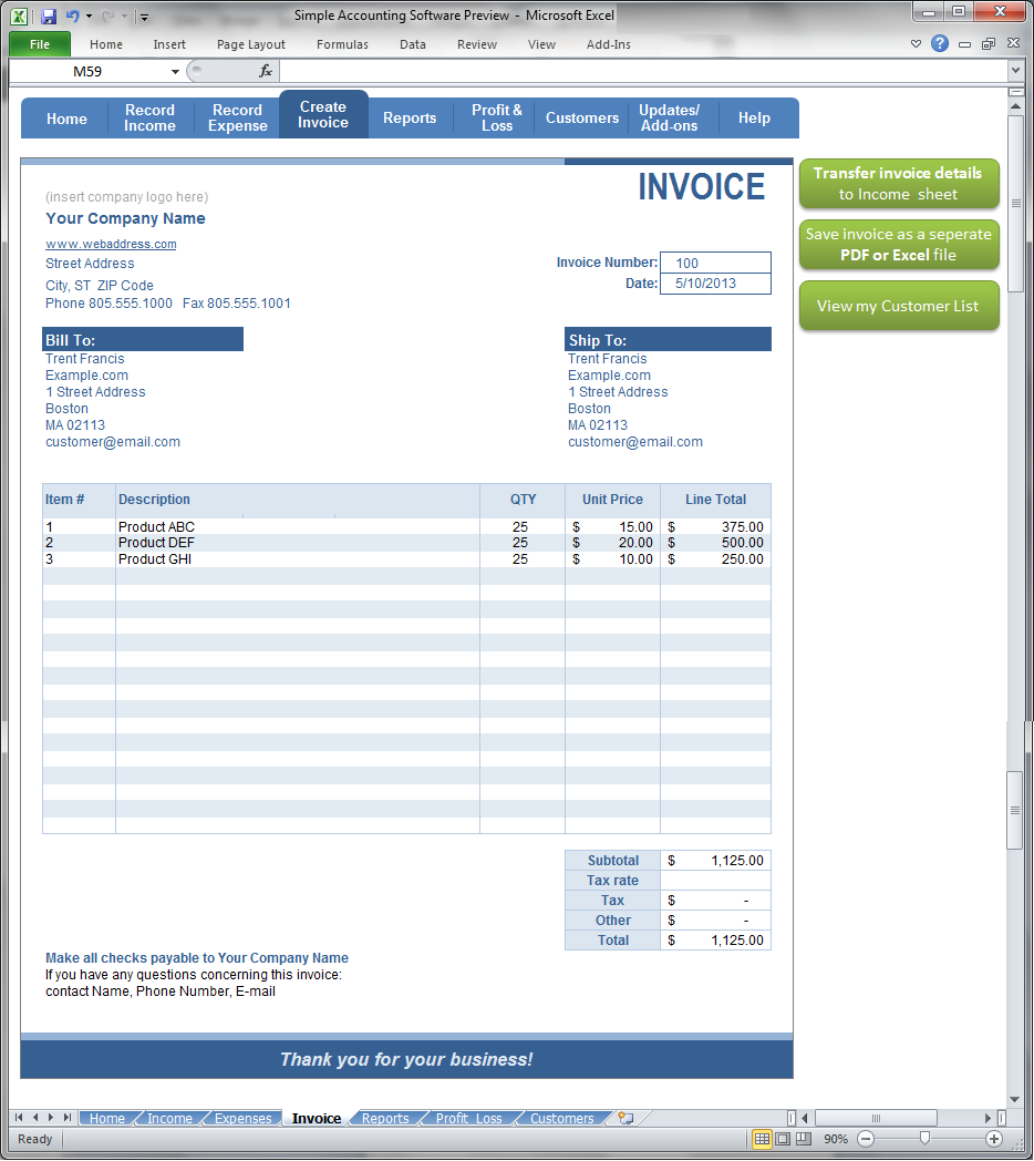 Free small business accounting software for mac with invoice maker online
